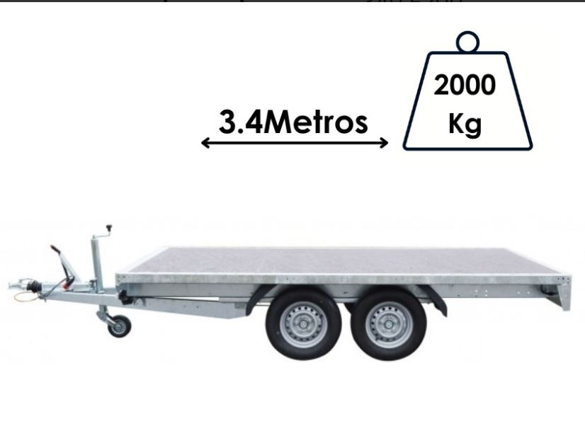 Atrelado Porta Máquina RIS 340 F200