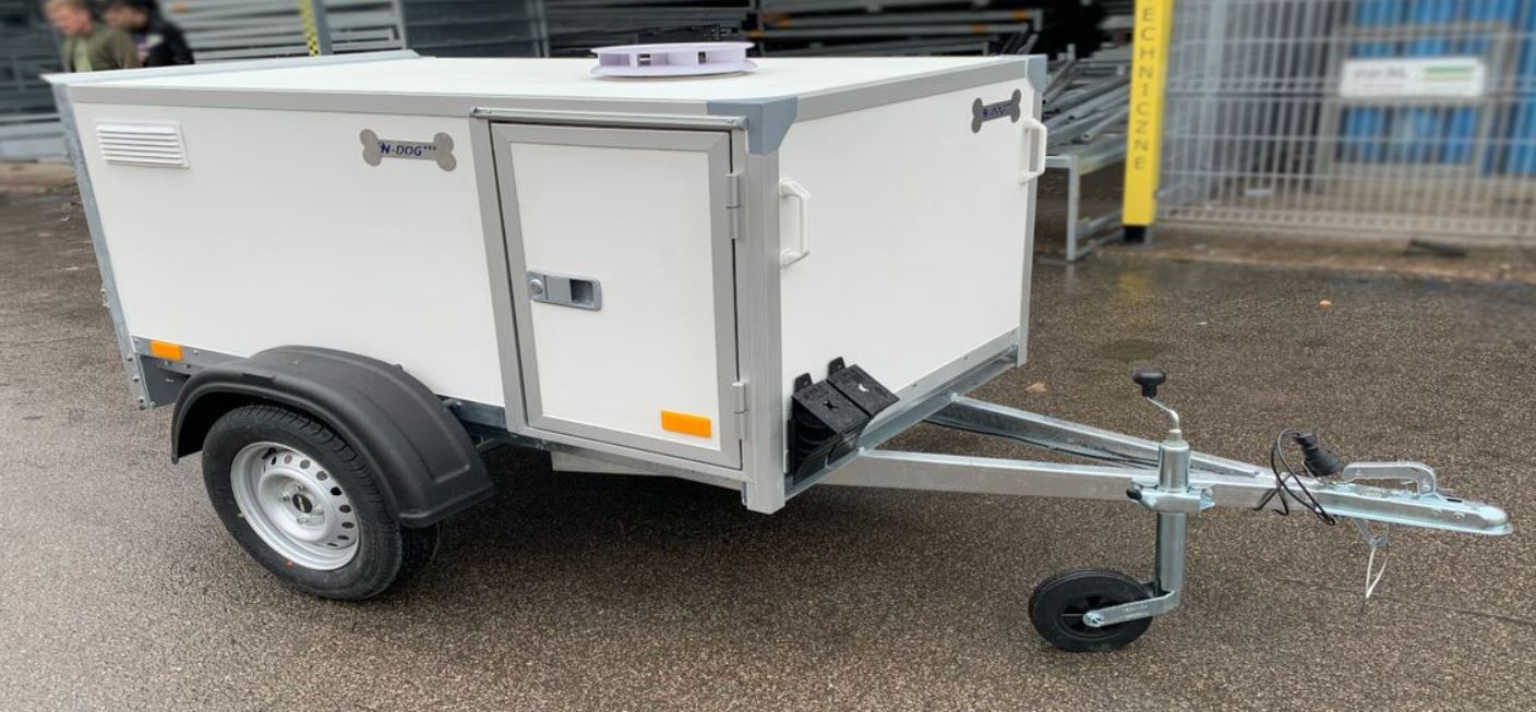 Reboque para cães Niewiadów N-Dog trailer - 3 dog transport trailer novo
